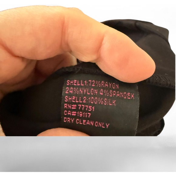 Betsey Johnson NWT Black Strapless Cocktail Dress Stretch Size 2 Black Label - Picture 8 of 9